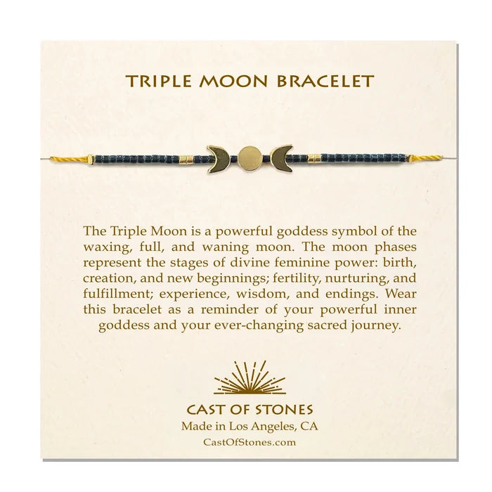 Triple Moon Bracelet