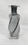 Twisted Bubble Glass Vase