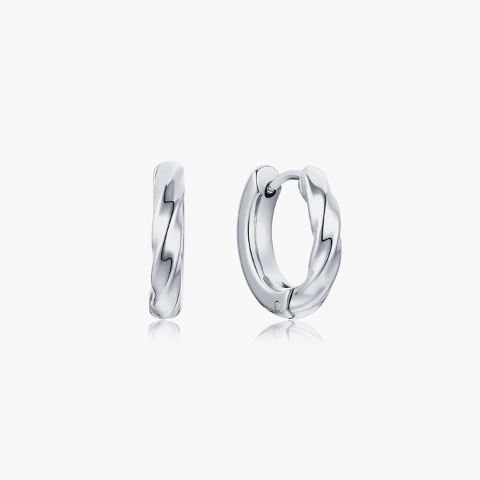 Twisted Gold Hoops - Flaire & Co.