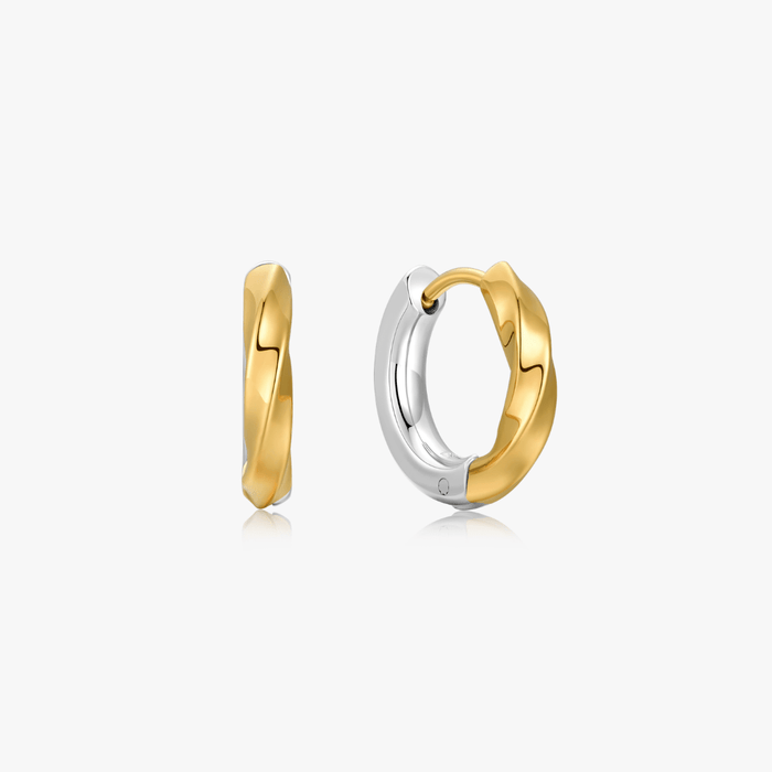 Twisted Gold Hoops - Flaire & Co.