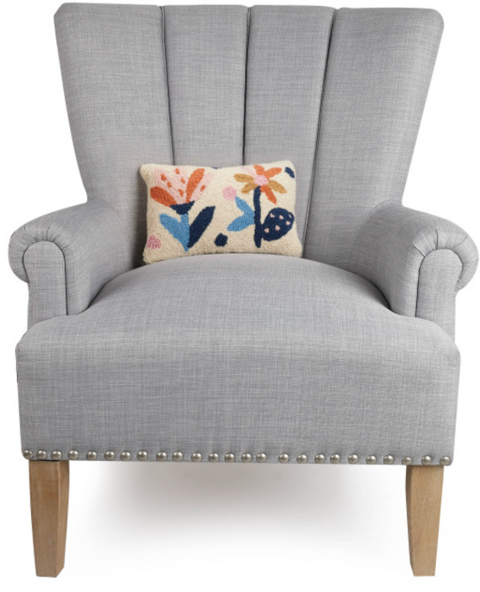 Two Flowers Small Hook Pillow