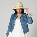 Ultrabraid Fedora w Chambray Band