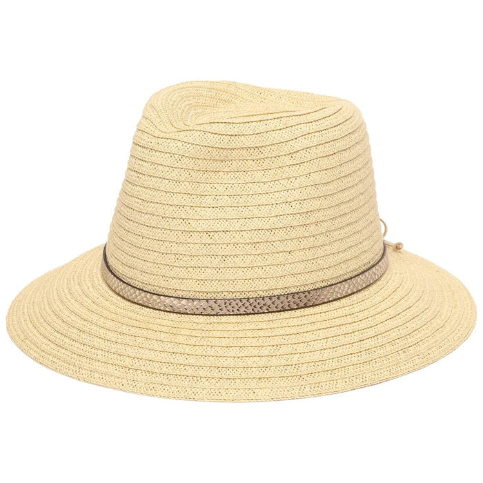 Ultrabraid Fedora w Chambray Band