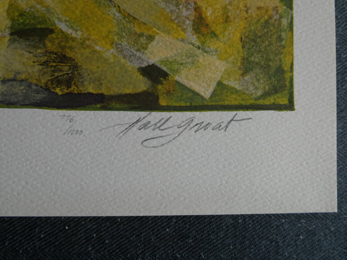 United Nations First Day Issue Stamped Print, 1979 - Hall Groat Mixed Media Collage