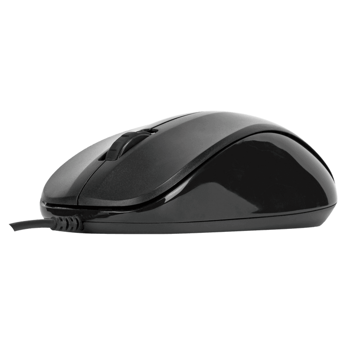 USB Optical Laptop Mouse (AMU80US) - Front Left Angle