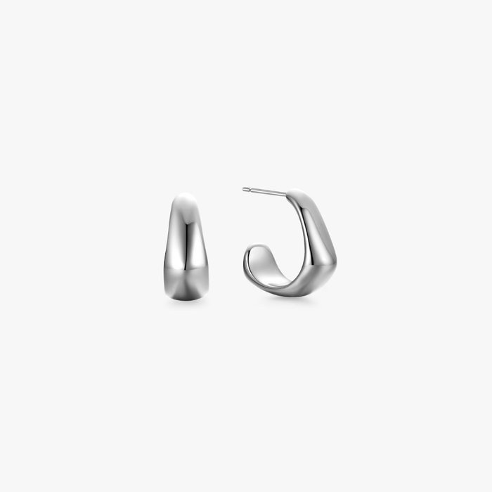 Vera Curved Mini Hoops - Flaire & Co.