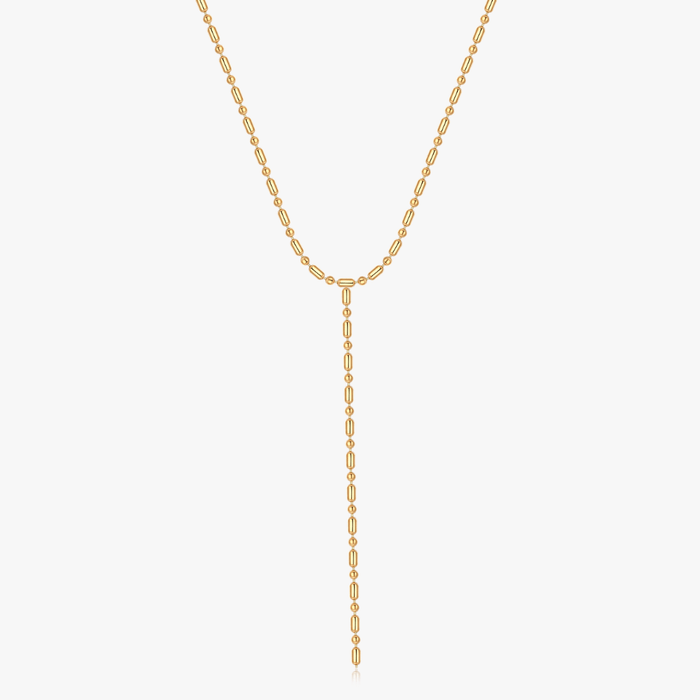 Victoria Chain Lariat Necklace - Flaire & Co.