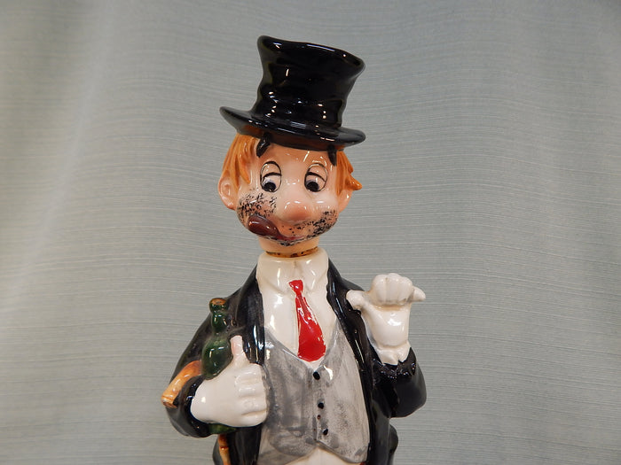Vintage For He's A Jolly Good Fellow Musical Decanter
