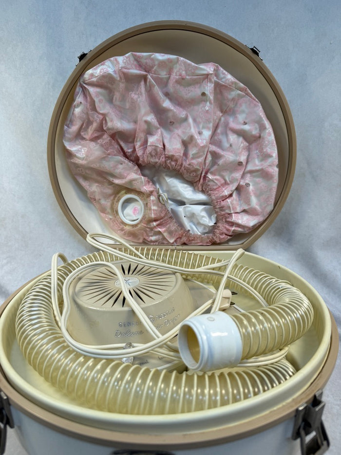 Vintage GE Deluxe Hair Dryer- Works!