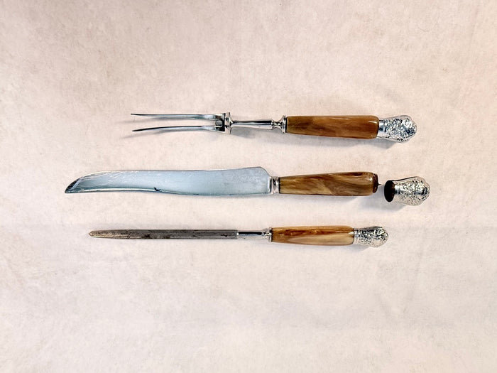 Vintage Hoffritz Stainless Carving Set