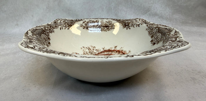 Vintage Johnson Brothers Woodland Turkey 9" Serving Bowl