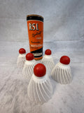 Vintage RSL Sportscraft Plastic Badminton Shuttlecocks - Lot of 5 in Can
