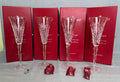 Waterford 12 Days of Christmas Flutes - Set of First 4 in Boxes