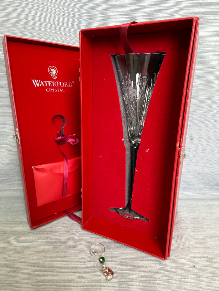 Waterford 12 Days of Christmas Flutes - Set of First 4 in Boxes