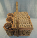 Wine Lovers Wicker Picnic Basket