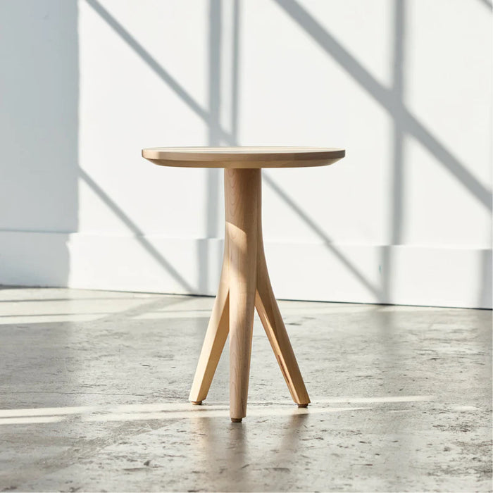 Avocado Wood Side Table in Maple