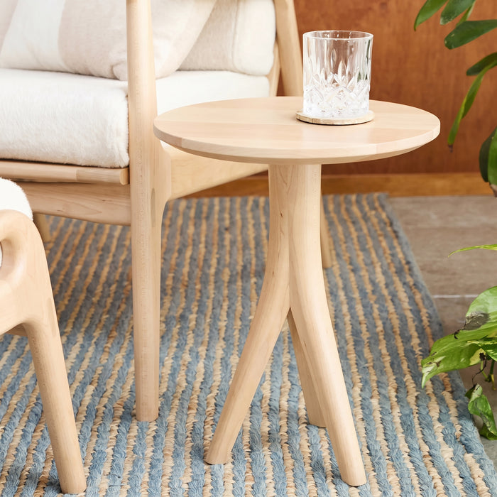 Wood Side Table