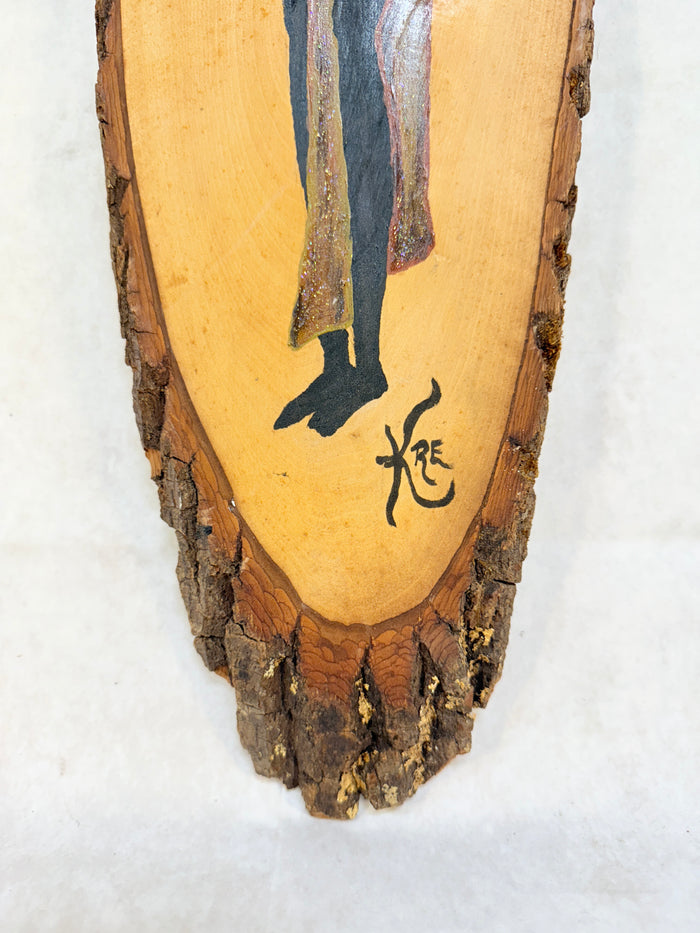 Wood Wall Art African Woman