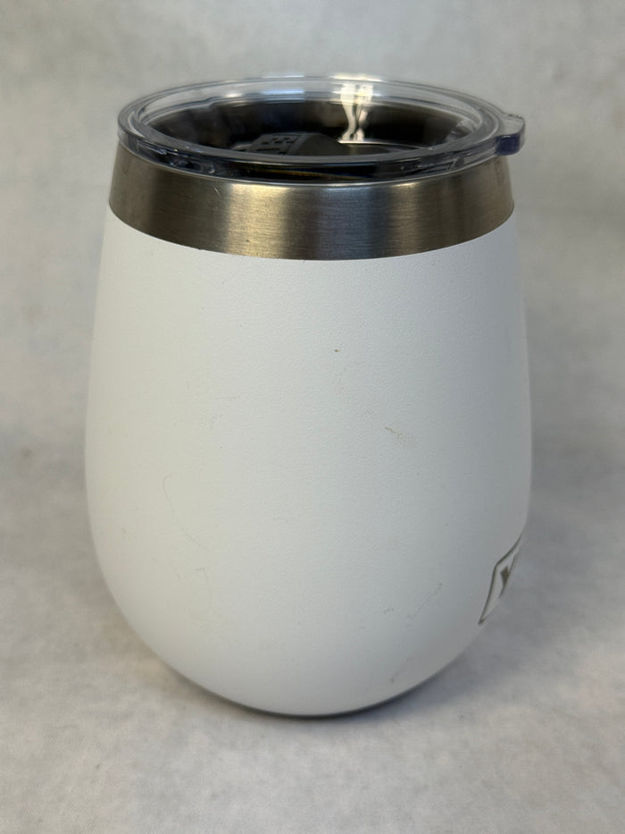 Yeti White 10 oz. Wine Tumbler w/Sliding Lid
