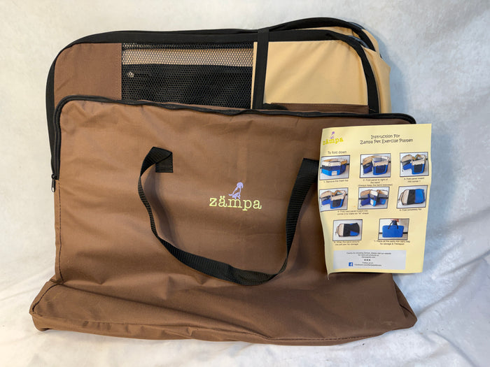 Zampa Pop Up Pet Playpen with Carrying Case