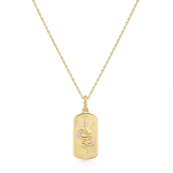Zoom Gold Serpent Necklace