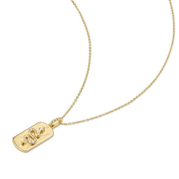 Zoom Gold Serpent Necklace